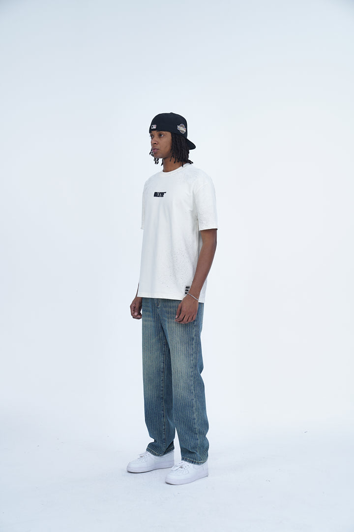 'TIGER EMBROIDERED WHITE TEE’ VALKYRE 3.0