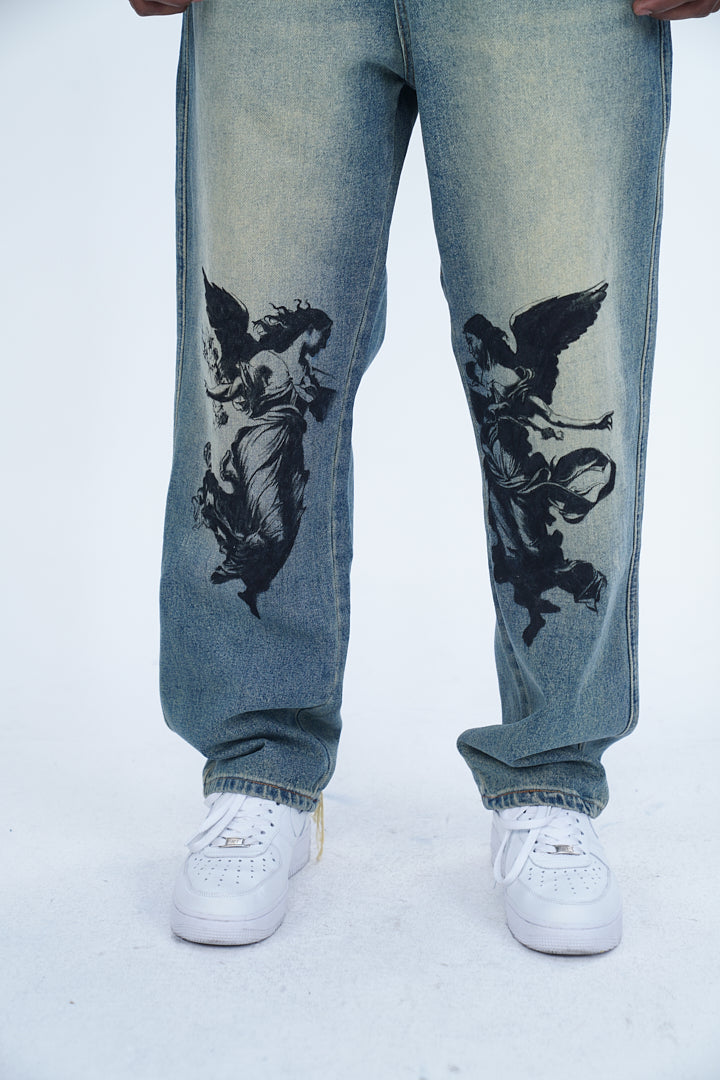 'SAINTLESS ERA FADED JEANS' VALKYRE 3.0