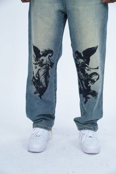 'SAINTLESS ERA FADED JEANS' VALKYRE 3.0