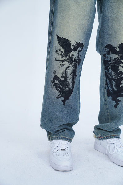 'SAINTLESS ERA FADED JEANS' VALKYRE 3.0