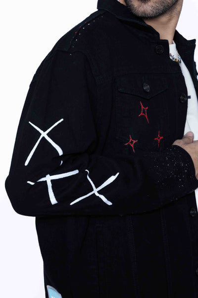 ‘HEARTBLAZE’ VALKYRE HAND PAINTED JACKET