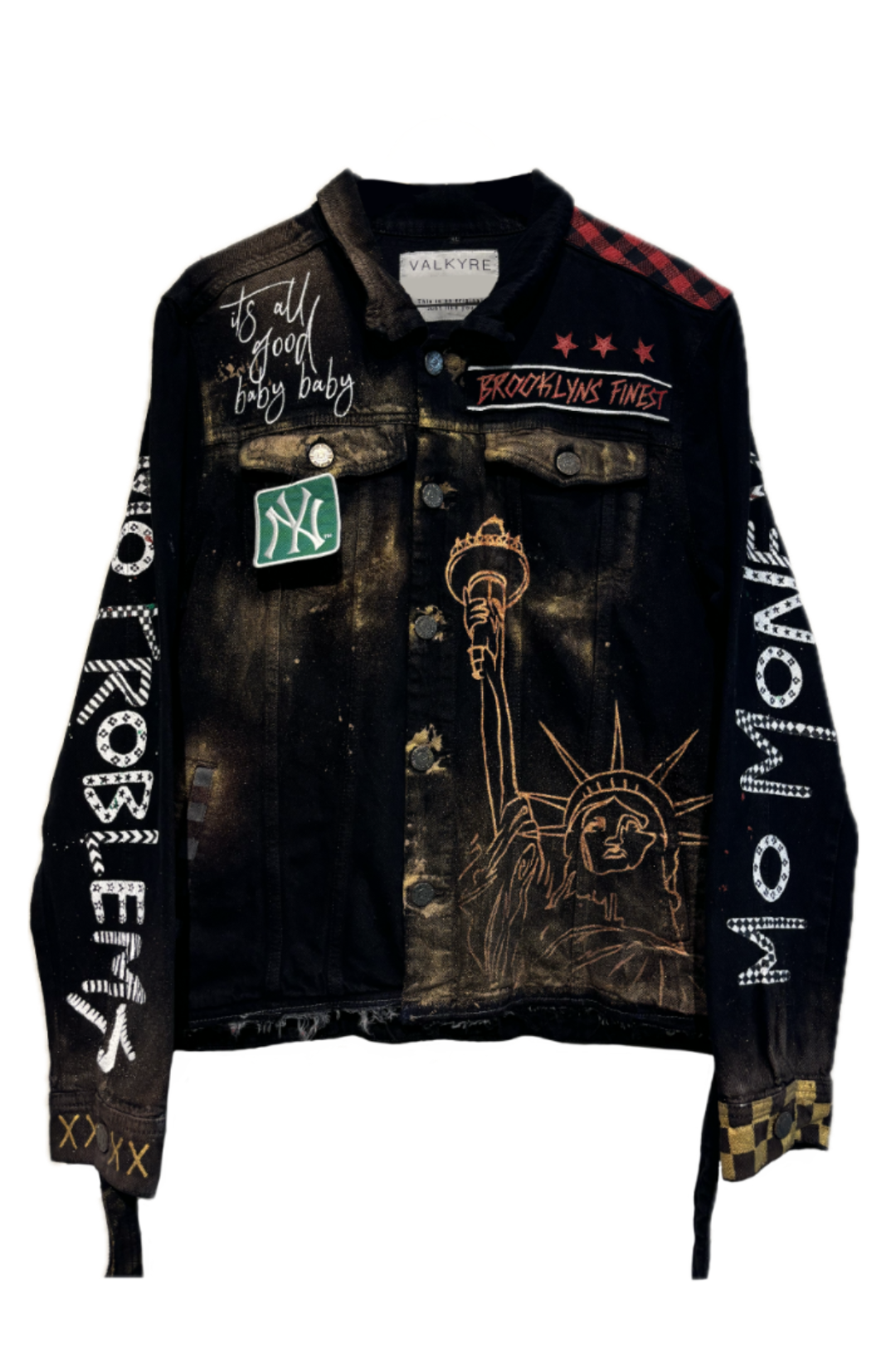 NOTORIOUS B.I.G 'NEVER LOSE, NEVER CHOSE TO' BLACK VALKYRE JACKET