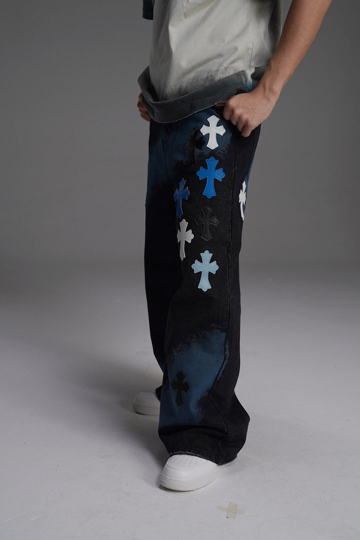 CROSSFIRE BLUE UNISEX VALKYRE JEANS