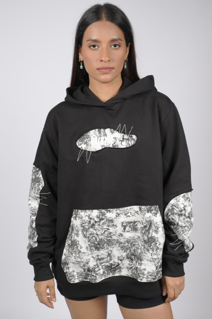 'SHADOW SAFARI' VALKYRE BLACK HOODIE