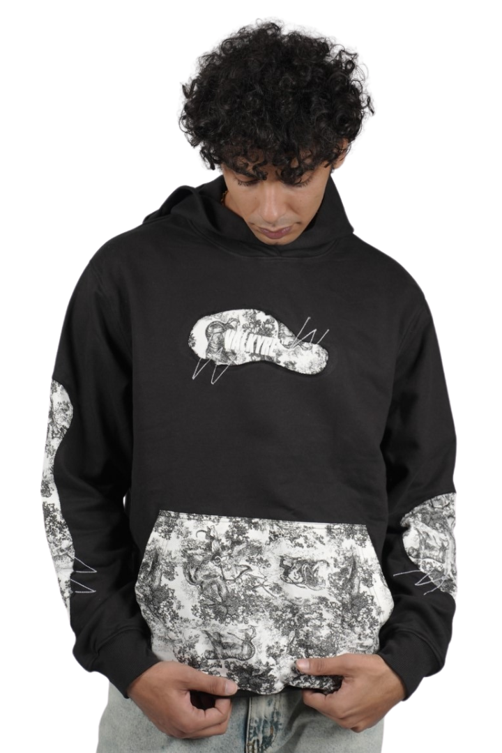 'SHADOW SAFARI' VALKYRE BLACK HOODIE