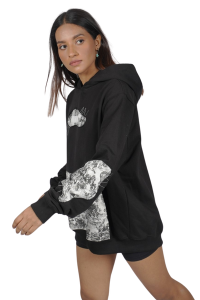 'SHADOW SAFARI' VALKYRE BLACK HOODIE