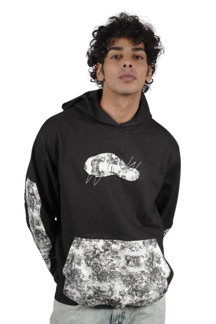 'SHADOW SAFARI' VALKYRE BLACK HOODIE