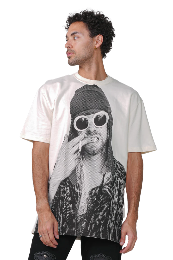 KURT KOBAIN TRIBUTE HALFTONE VALKYRE T-SHIRT