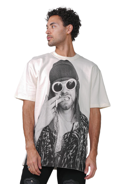 KURT KOBAIN TRIBUTE HALFTONE VALKYRE T-SHIRT