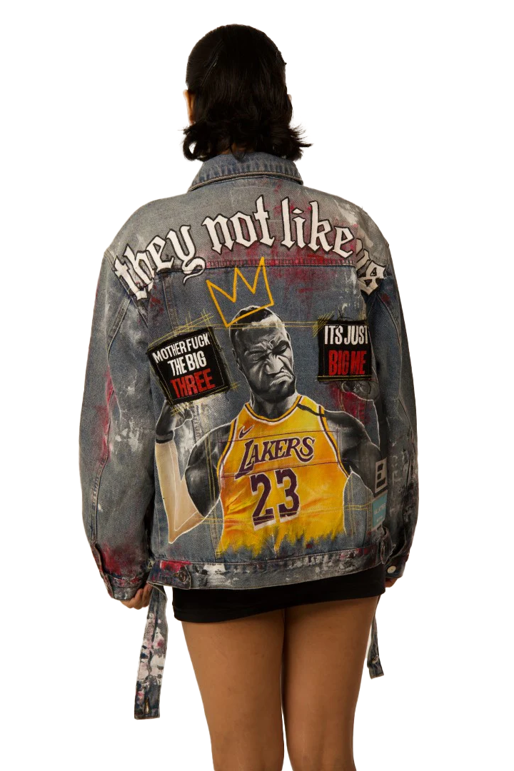 KING JAMES - 'THEY NOT LIKE US' BLUE VALKYRE JACKET