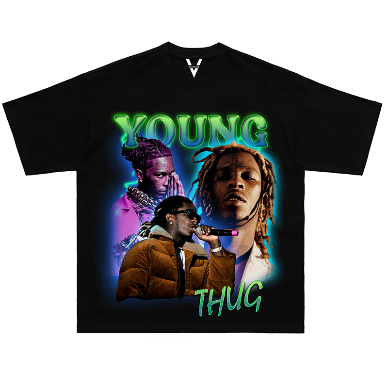 YOUNG THUG - 2022 90s STYLE BOOTLEG VALKYRE T-SHIRT