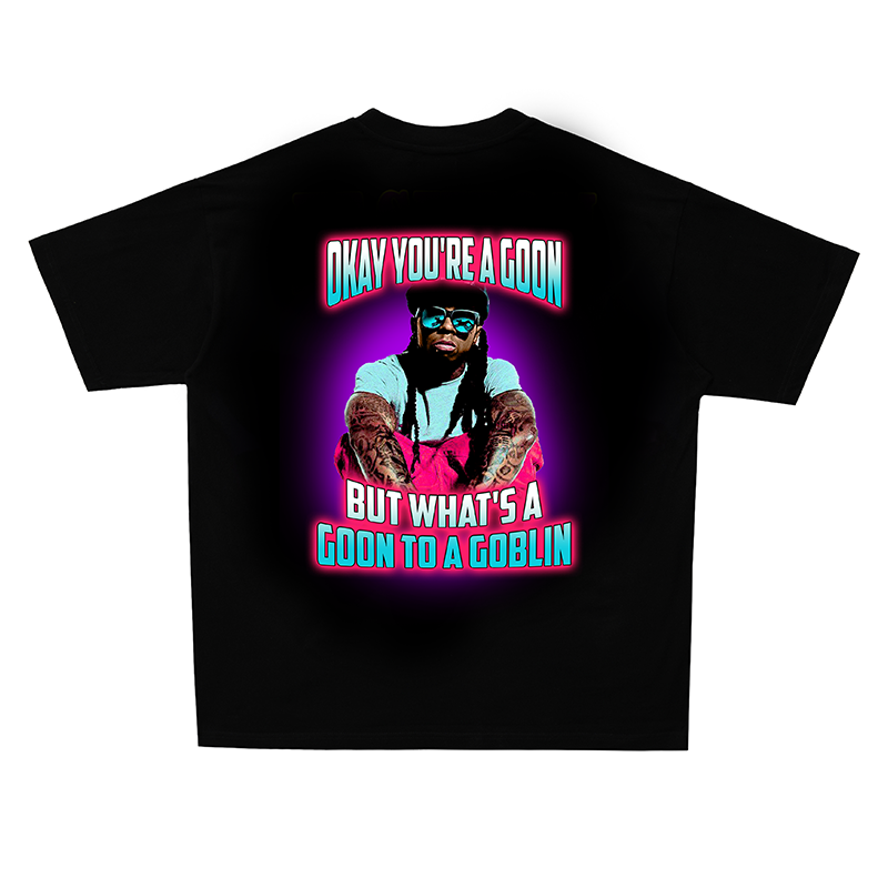 LIL WAYNE 'WHAT'S A GOON TO A GOBLIN' 90s STYLE BOOTLEG VALKYRE T-SHIRT