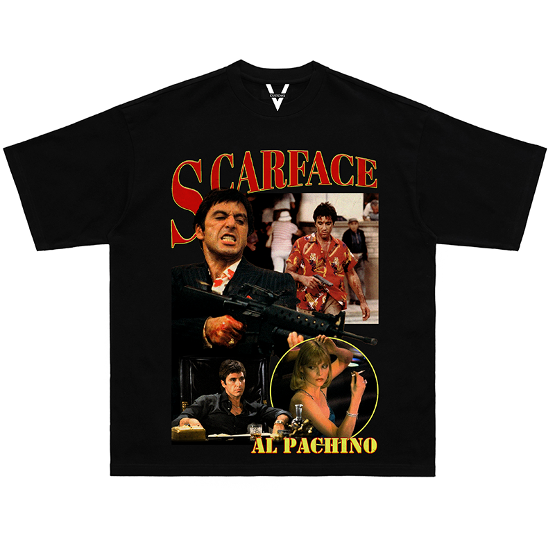 SCARFACE - 2022 90s STYLE BOOTLEG VALKYRE T-SHIRT