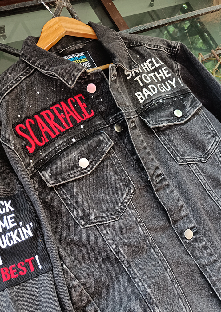 Scarface denim jacket hotsell