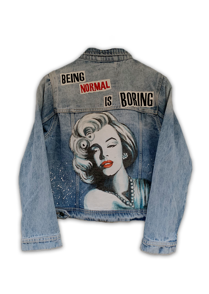 MARILYN MONROE NORMAL IS BORING VALKYRE JACKET Valkyre