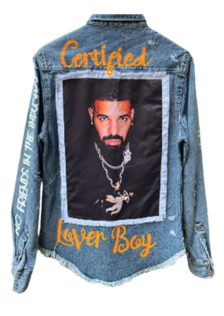 DRAKE 'CERTIFIED LOVER BOY' VALKYRE DENIM SHIRT - UNISEX